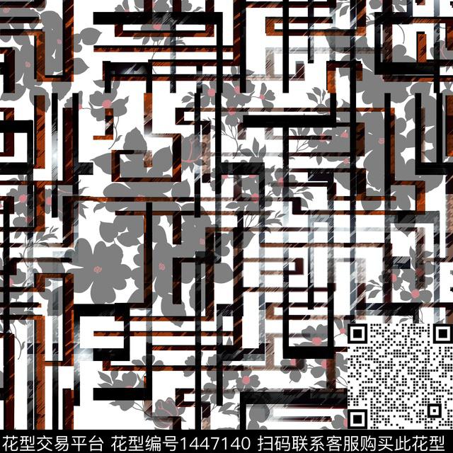 绿植树叶数码华亿平台花卉数码印花华亿平台下载（图片编号: 1447140） - 瓦栏（Walan）
