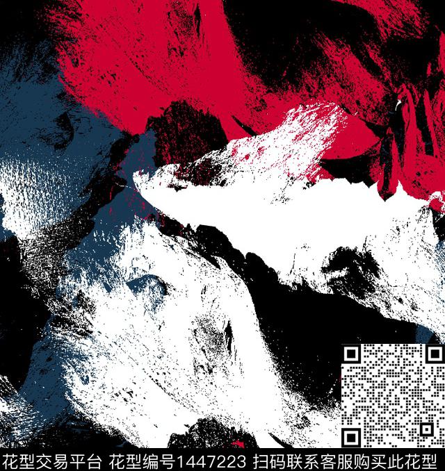 几何字母数码华亿平台数码印花华亿平台下载（图片编号: 1447223） - 瓦栏（Walan）