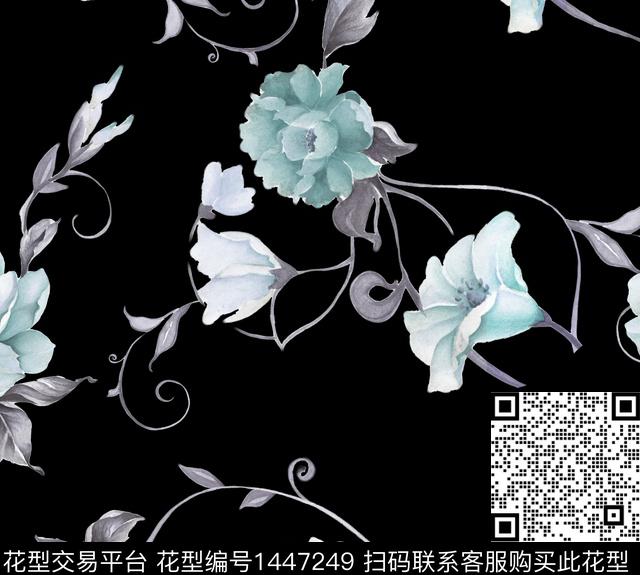 几何数码华亿平台扎染华亿平台数码印花华亿平台下载（图片编号: 1447249） - 瓦栏（Walan）