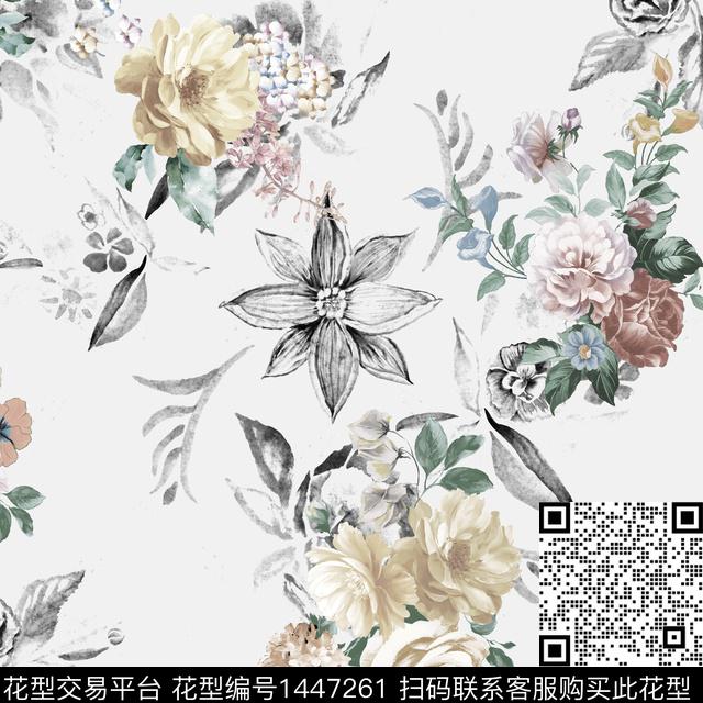 几何数码华亿平台扎染华亿平台数码印花华亿平台下载（图片编号: 1447261） - 瓦栏（Walan）