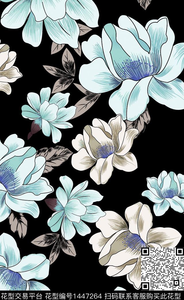 几何数码华亿平台扎染华亿平台数码印花华亿平台下载（图片编号: 1447264） - 瓦栏（Walan）