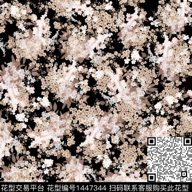 花卉小碎花数码华亿平台数码印花华亿平台下载（图片编号: 1447344） - 瓦栏（Walan）
