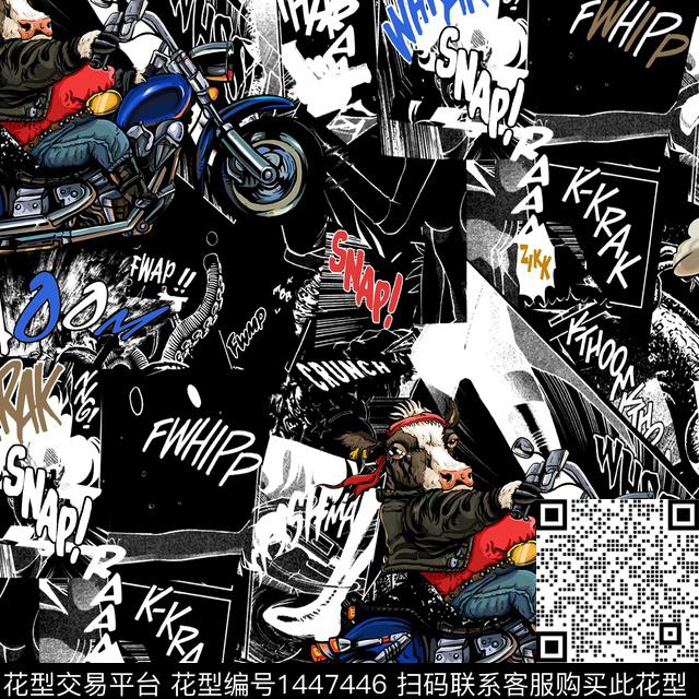 插画动漫卡通数码印花华亿平台下载（图片编号: 1447446） - 瓦栏（Walan）