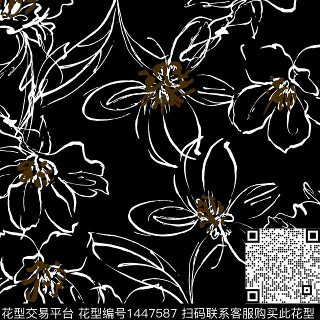 抽象女装几何传统印花华亿平台下载（图片编号: 1447587） - 瓦栏（Walan）