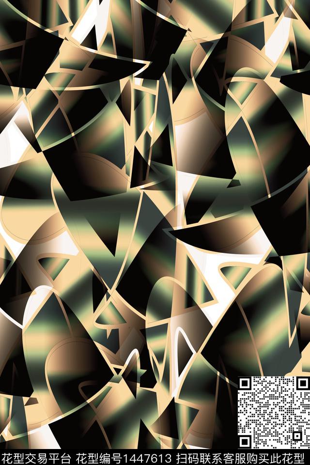 抽象男装家居服户外数码印花华亿平台下载（图片编号: 1447613） - 瓦栏（Walan）