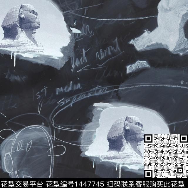 字母埃及油画华亿平台数码印花华亿平台下载（图片编号: 1447745） - 瓦栏（Walan）