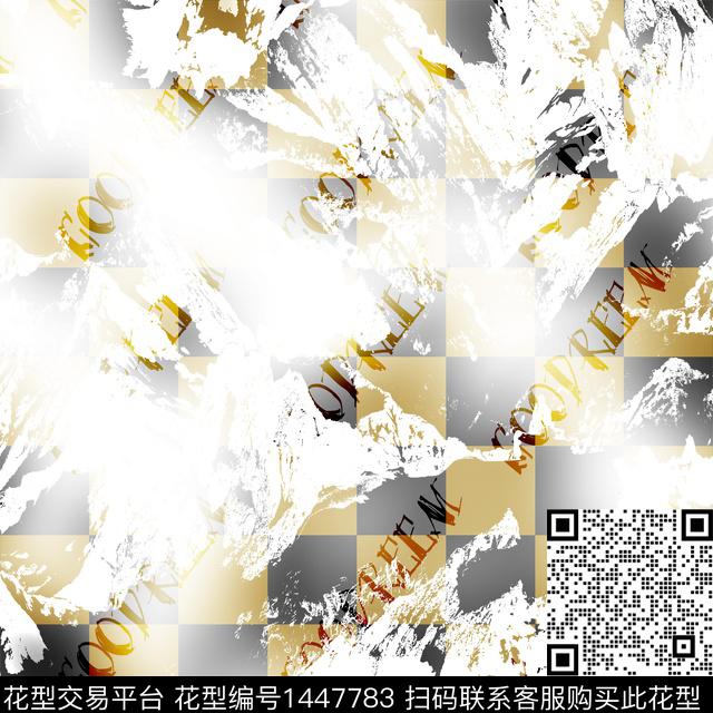 几何字母数码华亿平台数码印花华亿平台下载（图片编号: 1447783） - 瓦栏（Walan）