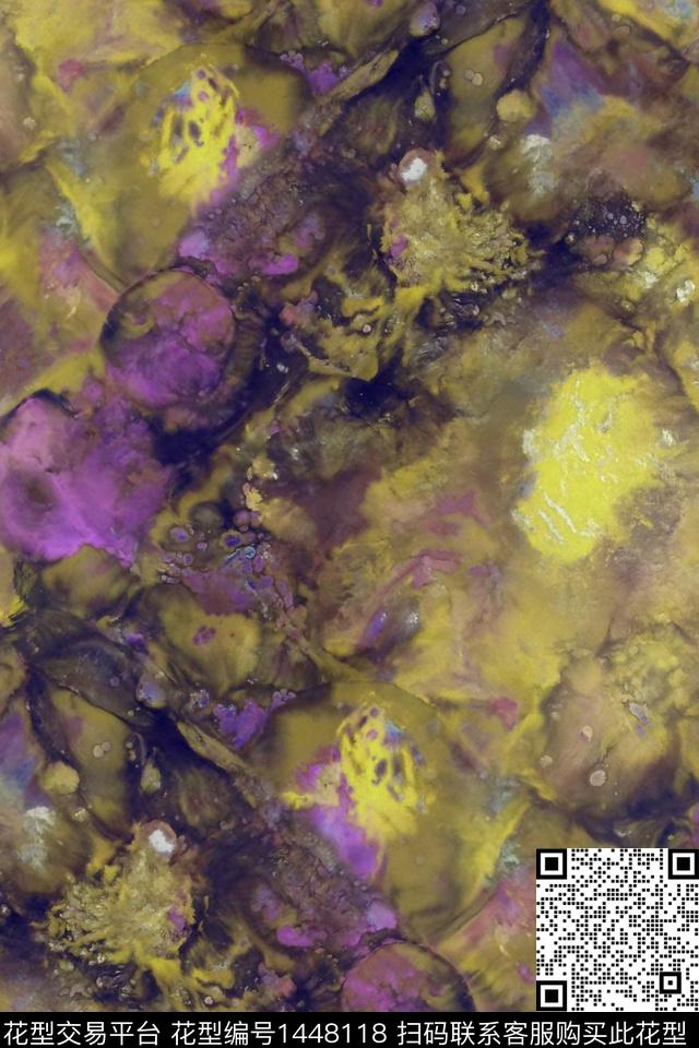 水彩肌理数码华亿平台数码印花华亿平台下载（图片编号: 1448118） - 瓦栏（Walan）