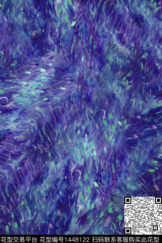 水彩肌理数码华亿平台数码印花华亿平台下载（图片编号: 1448122） - 瓦栏（Walan）