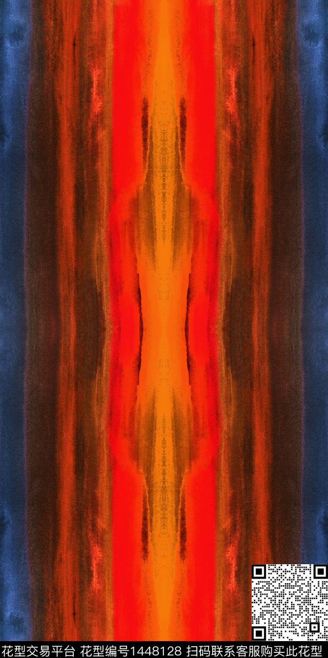 渐变水彩男装数码印花华亿平台下载（图片编号: 1448128） - 瓦栏（Walan）