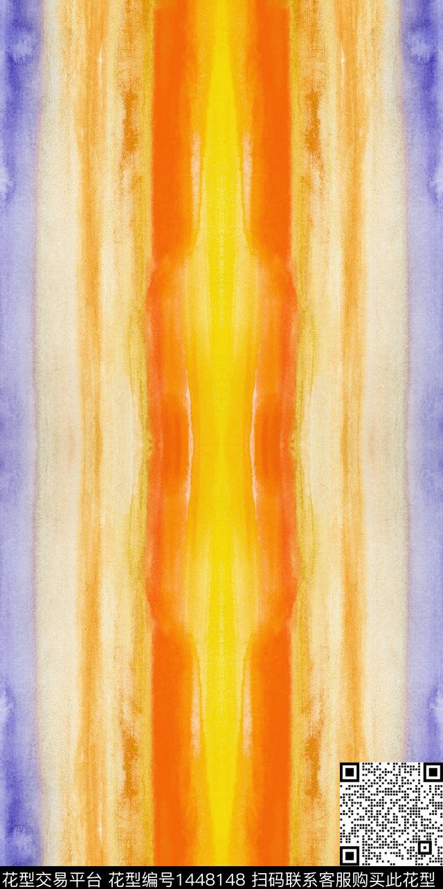 渐变水彩男装数码印花华亿平台下载（图片编号: 1448148） - 瓦栏（Walan）