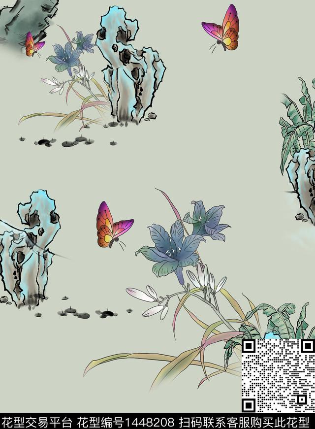 连衣裙女装中国分传统印花华亿平台下载（图片编号: 1448208） - 瓦栏（Walan）