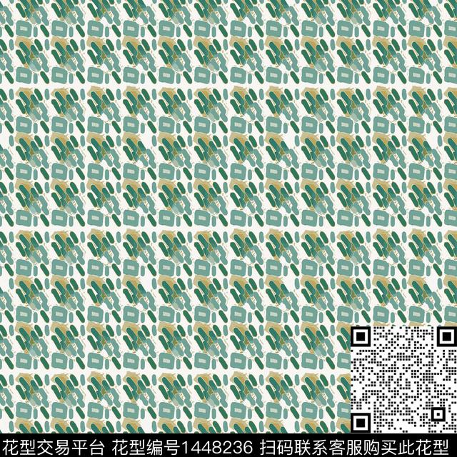 几何大牌风抽象数码印花华亿平台下载（图片编号: 1448236） - 瓦栏（Walan）