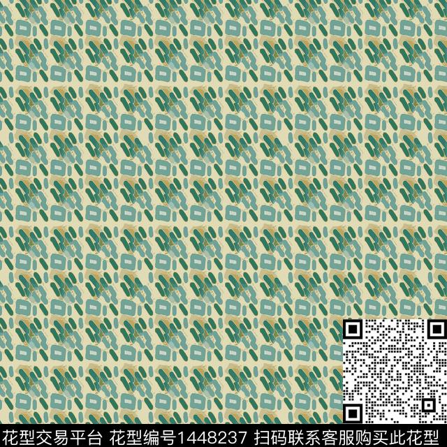 几何大牌风抽象数码印花华亿平台下载（图片编号: 1448237） - 瓦栏（Walan）