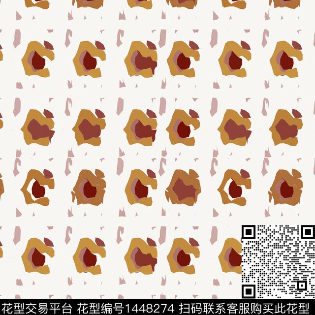 几何大牌风抽象传统印花华亿平台下载（图片编号: 1448274） - 瓦栏（Walan）