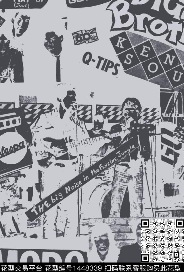 字母牛仔印花羽绒服印花传统印花华亿平台下载（图片编号: 1448339） - 瓦栏（Walan）