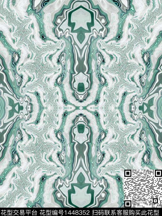 几何肌理男装数码印花华亿平台下载（图片编号: 1448352） - 瓦栏（Walan）