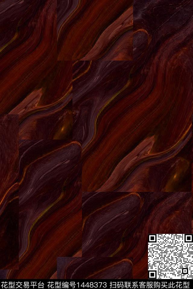 肌理女装抽象数码印花华亿平台下载（图片编号: 1448373） - 瓦栏（Walan）