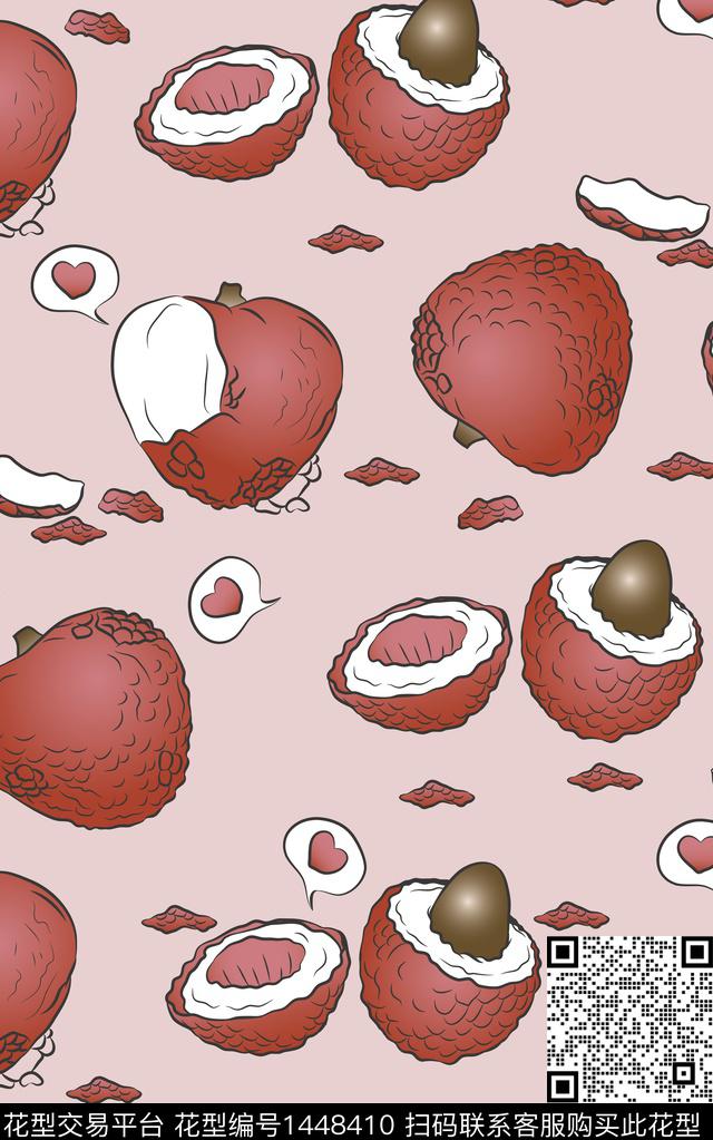 日韩花卉大牌风传统印花华亿平台下载（图片编号: 1448410） - 瓦栏（Walan）