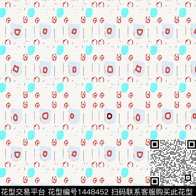 几何大牌风抽象传统印花华亿平台下载（图片编号: 1448452） - 瓦栏（Walan）