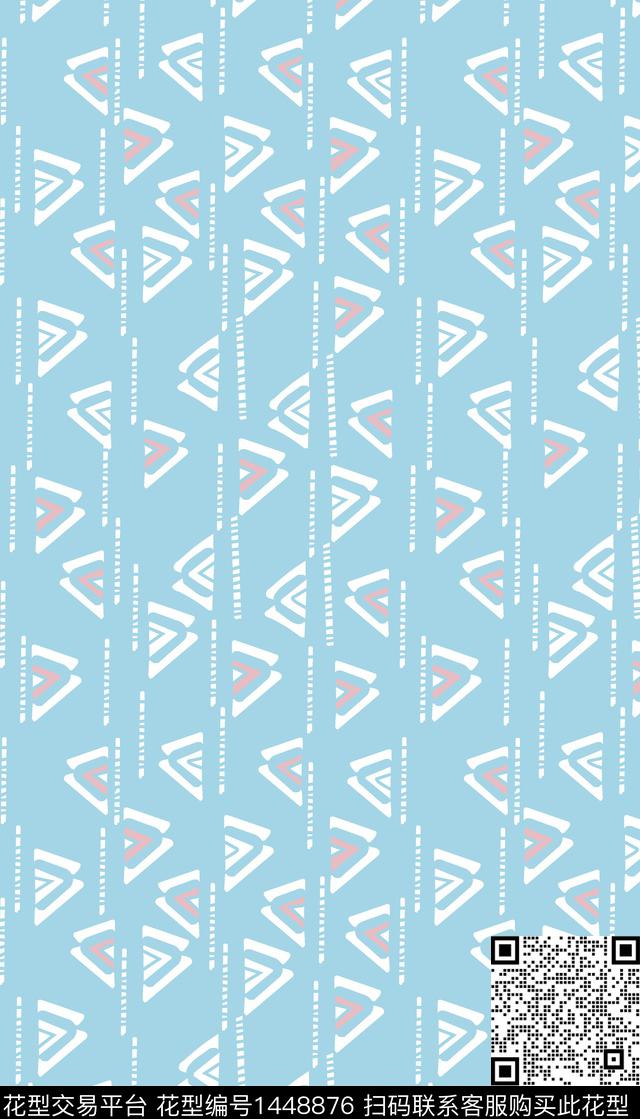 抽象女装几何传统印花华亿平台下载（图片编号: 1448876） - 瓦栏（Walan）