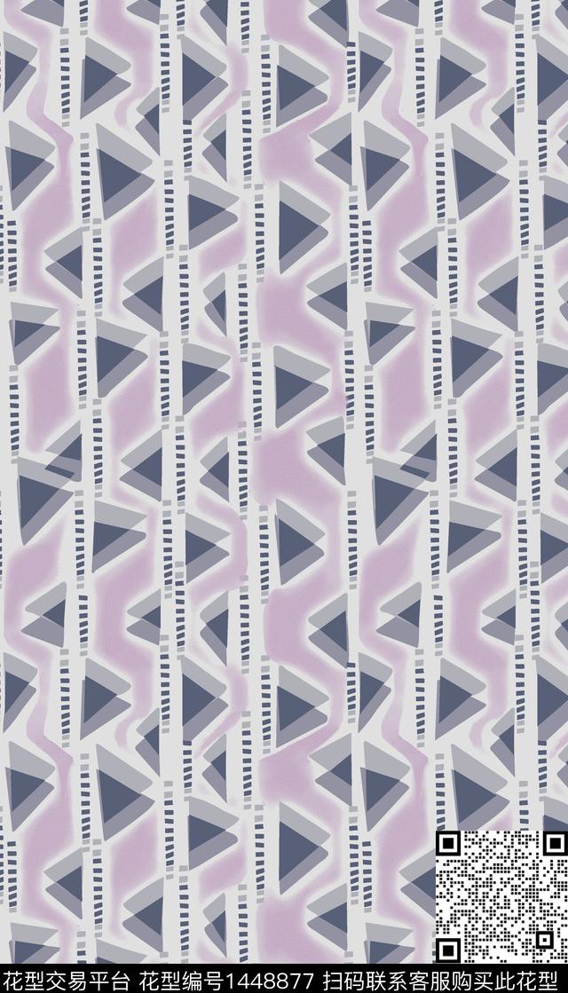 抽象女装几何传统印花华亿平台下载（图片编号: 1448877） - 瓦栏（Walan）