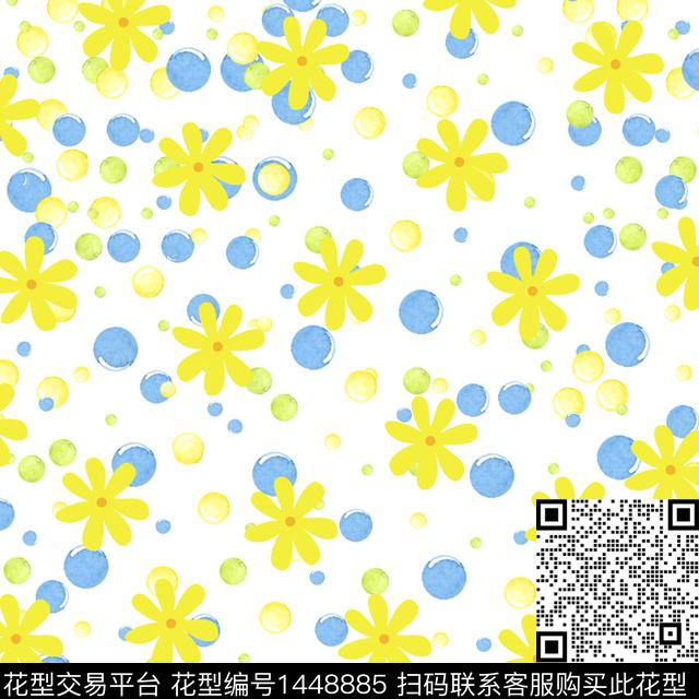 女装大牌风小碎花数码印花华亿平台下载（图片编号: 1448885） - 瓦栏（Walan）