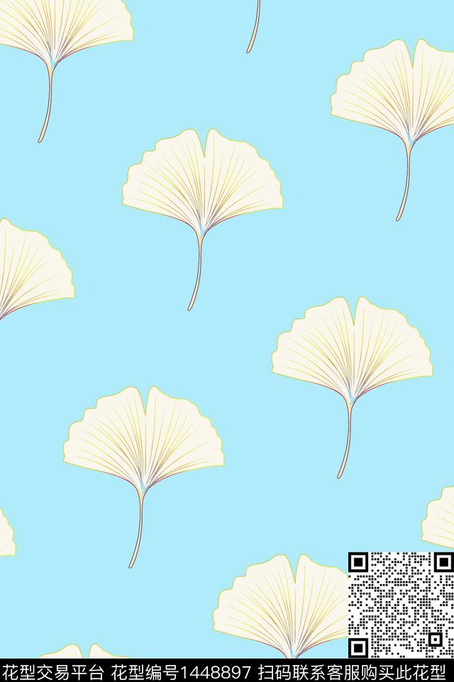 线条扇子线条画数码印花华亿平台下载（图片编号: 1448897） - 瓦栏（Walan）