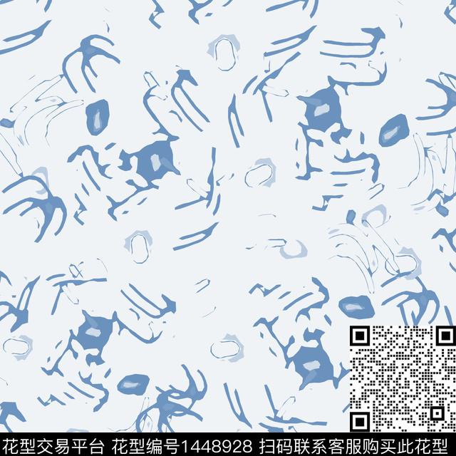 几何大牌风抽象传统印花华亿平台下载（图片编号: 1448928） - 瓦栏（Walan）