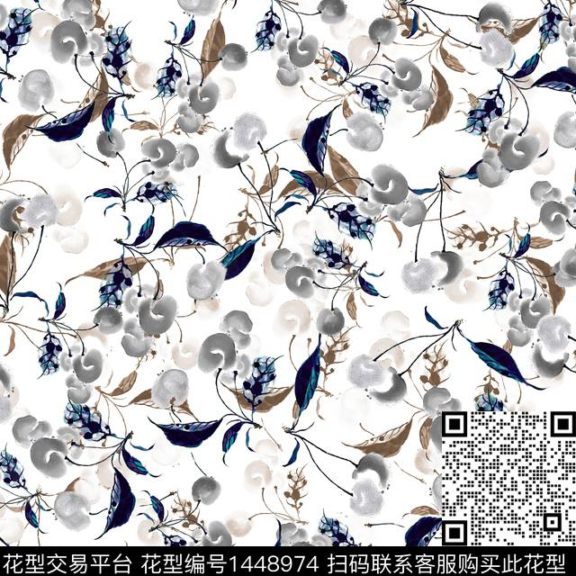 水果花卉大牌风数码印花华亿平台下载（图片编号: 1448974） - 瓦栏（Walan）