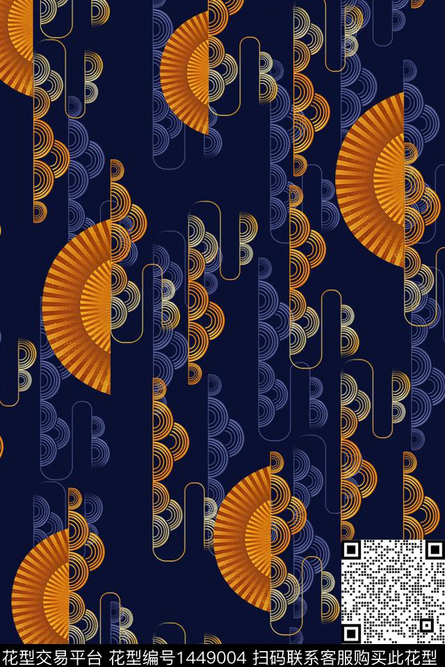 连衣裙数码华亿平台香云纱数码印花华亿平台下载（图片编号: 1449004） - 瓦栏（Walan）