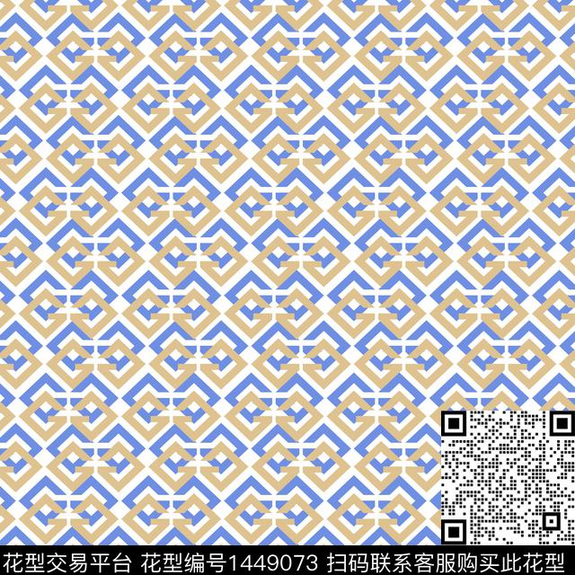 几何女装小碎花传统印花华亿平台下载（图片编号: 1449073） - 瓦栏（Walan）