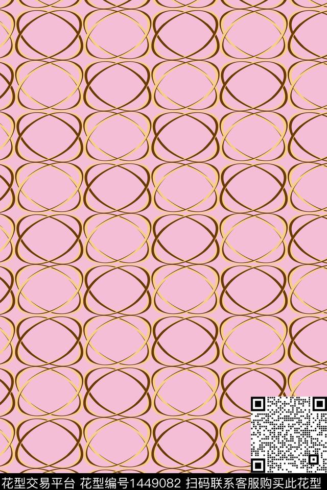 几何格子趋势华亿平台数码印花华亿平台下载（图片编号: 1449082） - 瓦栏（Walan）