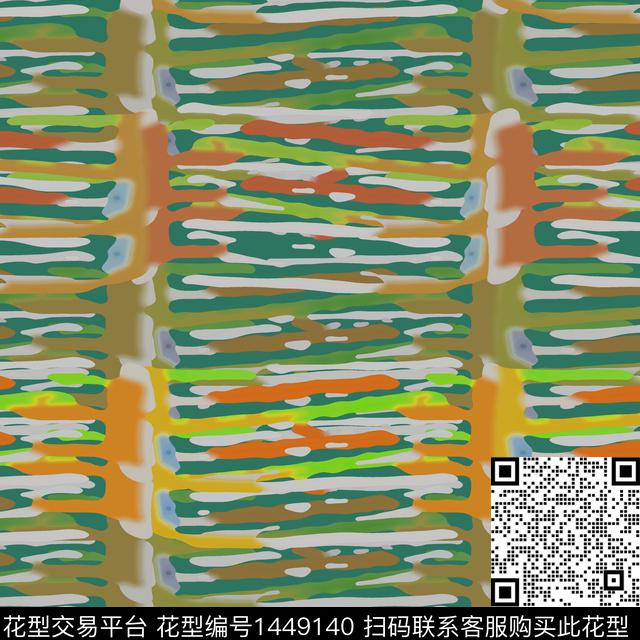 几何大牌风条纹数码印花华亿平台下载（图片编号: 1449140） - 瓦栏（Walan）