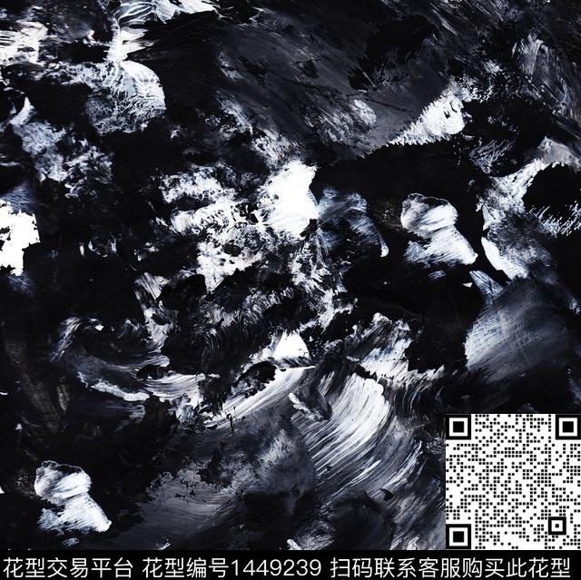 肌理油画华亿平台抽象数码印花华亿平台下载（图片编号: 1449239） - 瓦栏（Walan）