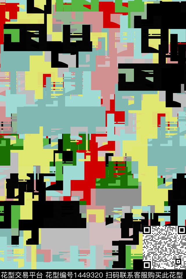 抽象男装户外家居服传统印花华亿平台下载（图片编号: 1449320） - 瓦栏（Walan）