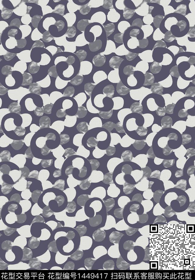 抽象女装几何传统印花华亿平台下载（图片编号: 1449417） - 瓦栏（Walan）