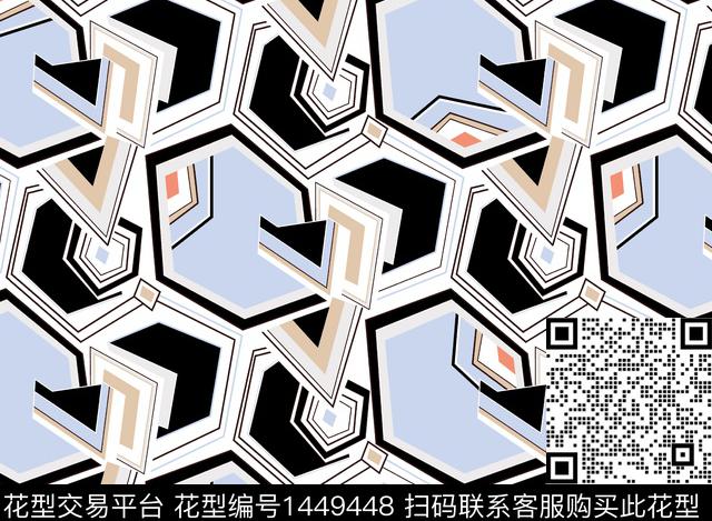 几何春夏华亿平台大牌风传统印花华亿平台下载（图片编号: 1449448） - 瓦栏（Walan）