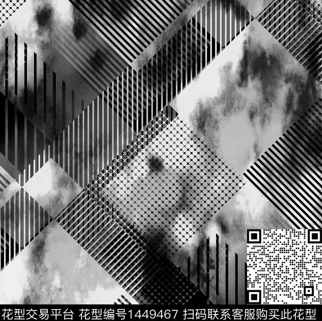 几何字母数码华亿平台数码印花华亿平台下载（图片编号: 1449467） - 瓦栏（Walan）