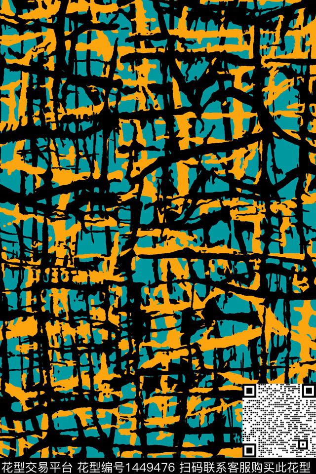 涂鸦传统印花华亿平台下载（图片编号: 1449476） - 瓦栏（Walan）