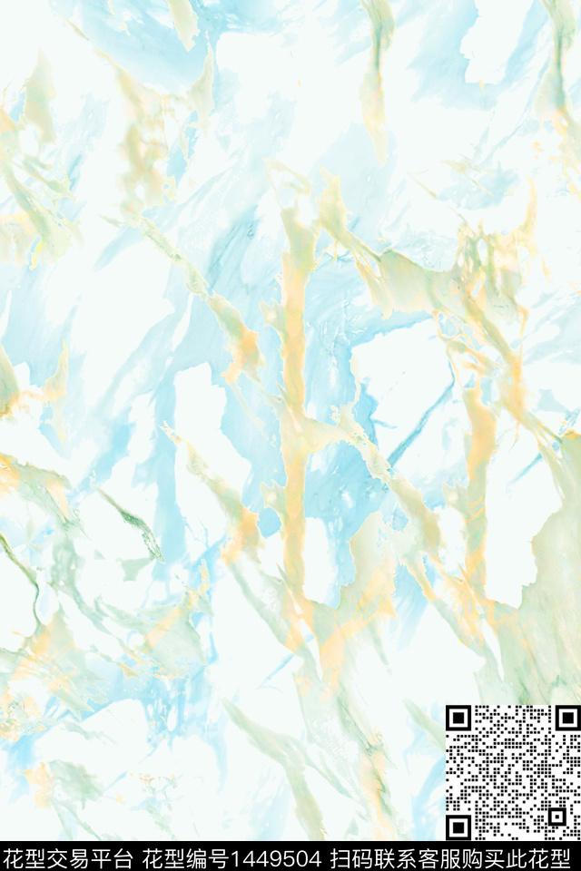 肌理水彩科技数码印花华亿平台下载（图片编号: 1449504） - 瓦栏（Walan）