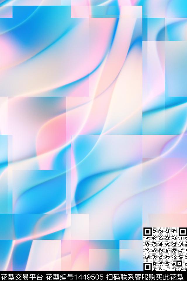 肌理炫彩科技数码印花华亿平台下载（图片编号: 1449505） - 瓦栏（Walan）