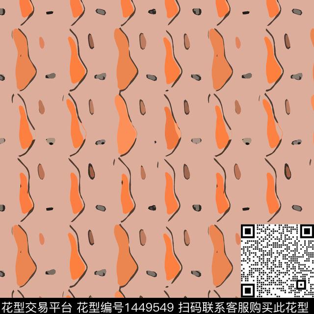 几何大牌风抽象传统印花华亿平台下载（图片编号: 1449549） - 瓦栏（Walan）