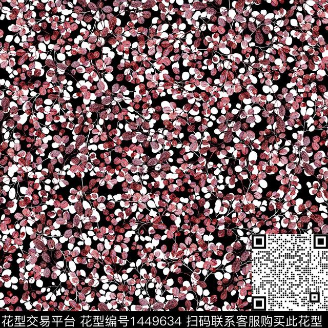 花卉小碎花满版散花数码印花华亿平台下载（图片编号: 1449634） - 瓦栏（Walan）