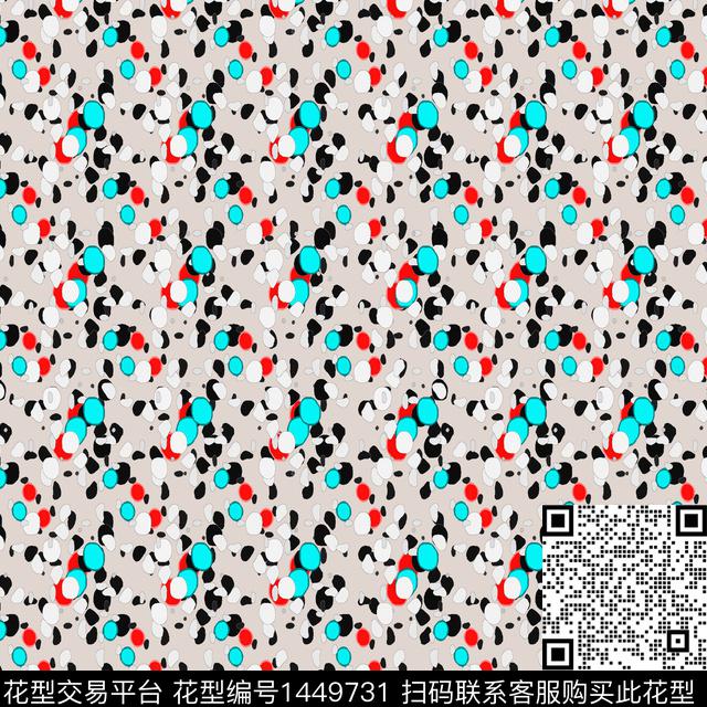 几何大牌风抽象传统印花华亿平台下载（图片编号: 1449731） - 瓦栏（Walan）