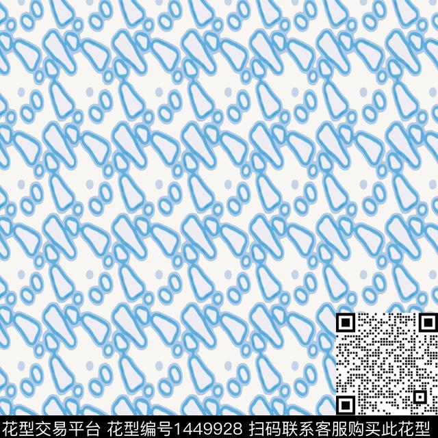 几何大牌风抽象传统印花华亿平台下载（图片编号: 1449928） - 瓦栏（Walan）