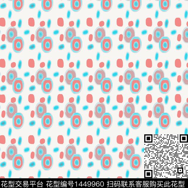 几何大牌风抽象数码印花华亿平台下载（图片编号: 1449960） - 瓦栏（Walan）