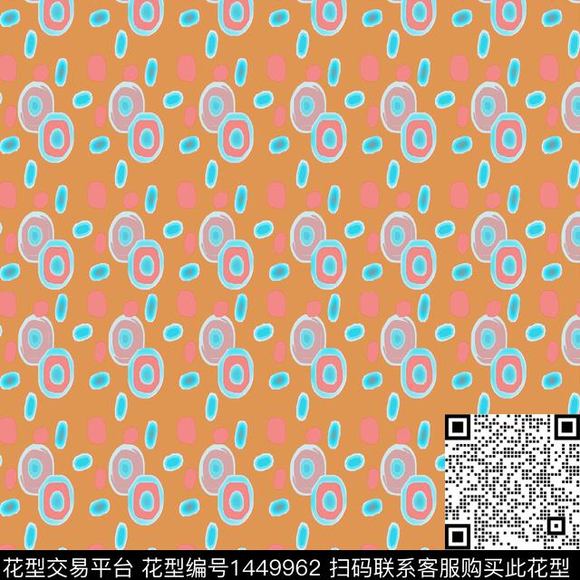 几何大牌风抽象数码印花华亿平台下载（图片编号: 1449962） - 瓦栏（Walan）