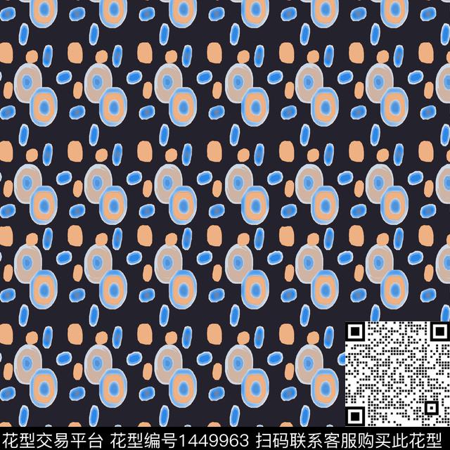 几何大牌风抽象数码印花华亿平台下载（图片编号: 1449963） - 瓦栏（Walan）