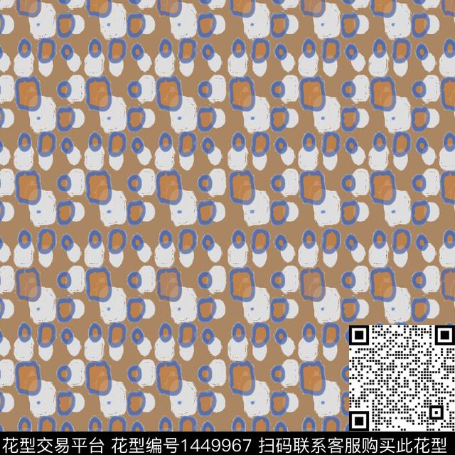 几何大牌风抽象数码印花华亿平台下载（图片编号: 1449967） - 瓦栏（Walan）